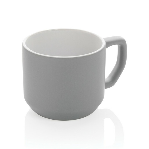 Kubek ceramiczny 350 ml P434.042 - szary