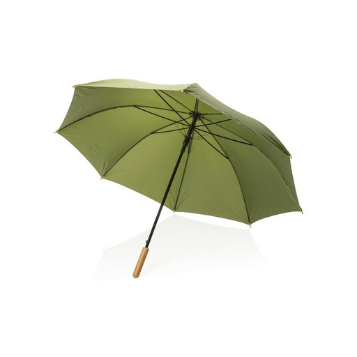 Bambusowy parasol automatyczny 27" AWARE™ RPET P850.667 - zielony