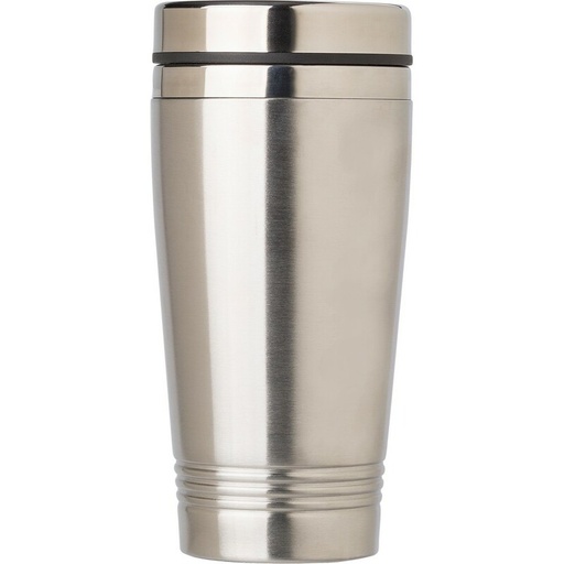 Kubek termiczny 450 ml V4876-32 - srebrny