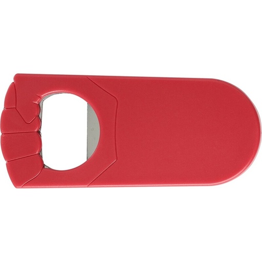 Otwieracz do butelek "pięść" V9966-05 - czerwony