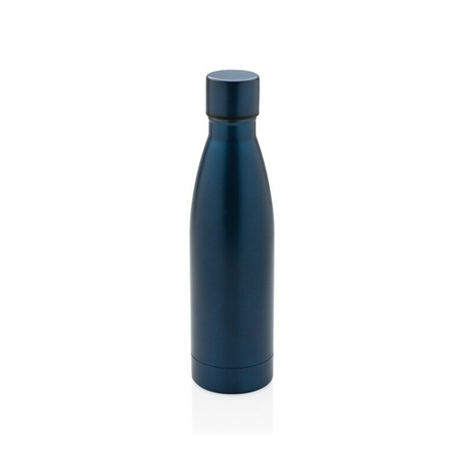 Butelka termiczna 500 ml, stal nierdzewna z recyklingu P433.275 - niebieski