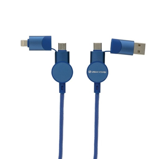 Kabel do ladowania 6 w 1 45W Urban Vitamin Oakland P302.705 - niebieski