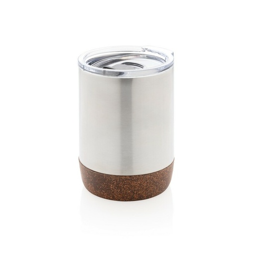 Kubek termiczny 180 ml, stal nierdzewna z recyklingu P435.052 - srebrny