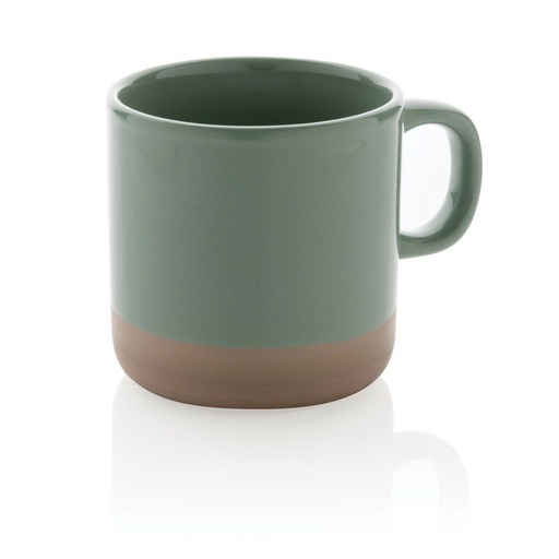 Kubek ceramiczny 360 ml P434.117 - zielony