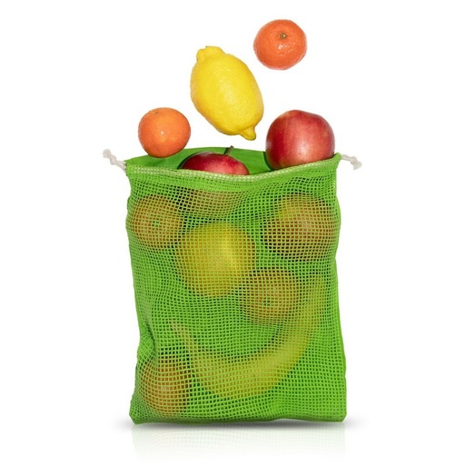 [V0055-10] Bawełniany worek na owoce i warzywa, duży | Kelly V0055-10 - jasnozielony