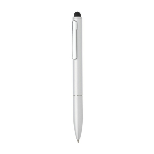 Dlugopis, touch pen Kymi, aluminium z recyklingu P611.232 - srebrny
