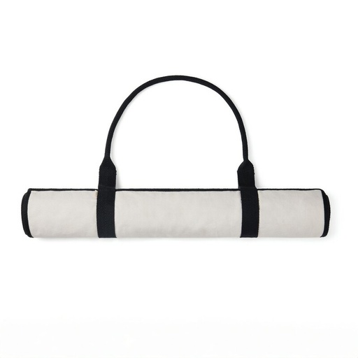 Mata plazowa VINGA Volonne AWARE™, plotno z recyklingu VG538-02 - czarny