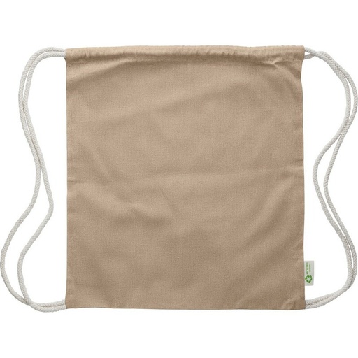 Worek ze sznurkiem z bawelny V2193-25 - khaki