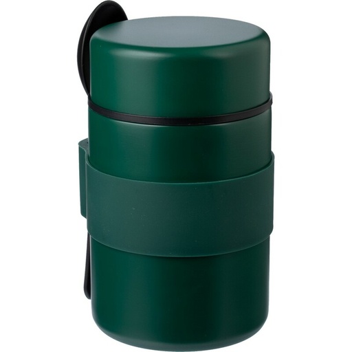 Termiczny pojemnik na żywność 460 ml z łyżeczką VA135-06 - zielony