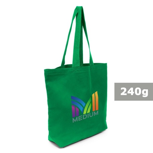 [VA088-06] Torba bawełniana na zakupy | Ornell VA088-06 - zielony