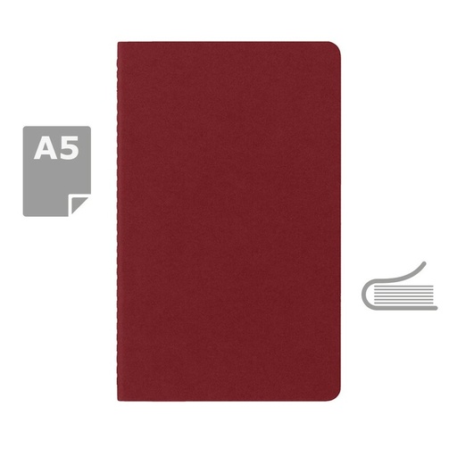 Zeszyt MOLESKINE Cahier Journal ok. A5 VM024-05 - czerwony