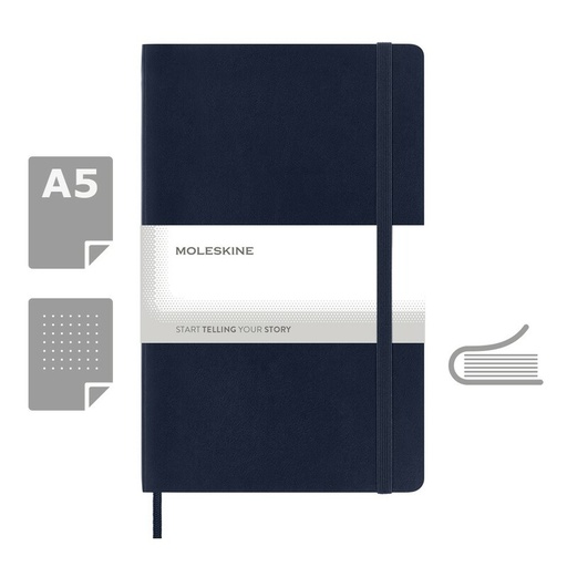 MOLESKINE Notatnik ok. A5 VM300-27 - ciemnoniebieski
