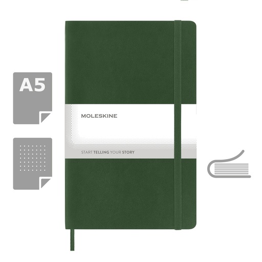 MOLESKINE Notatnik ok. A5 VM300-06 - zielony