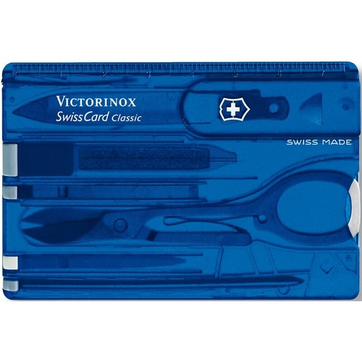Narzedzie wielofunkcyjne Victorinox SwissCard Classic VA807-11 - niebieski
