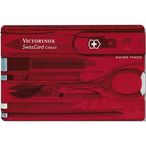 Narzedzie wielofunkcyjne Victorinox SwissCard Classic VA807-05 - czerwony
