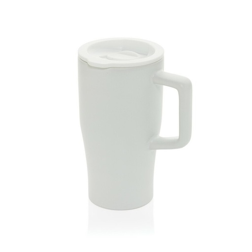 Ceramiczny kubek podrozny 490 ml P437.2203 - white