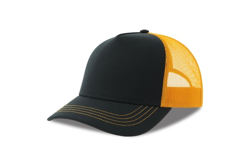 Czapka Trucker AT426 - Navy & Yellow