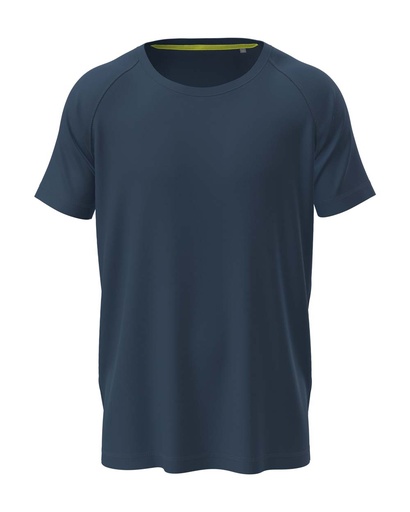 Koszulka Sportowa Raglanowa Odprowadzajaca Wilgoc S8410 - Navy Blue