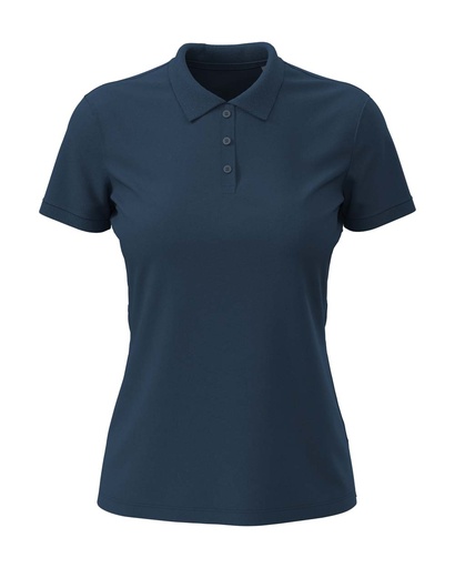 Damska koszulka polo S9160 - Navy Blue