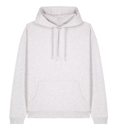 Oversize bluza z kapturem STSU209 - Cool Heather Grey