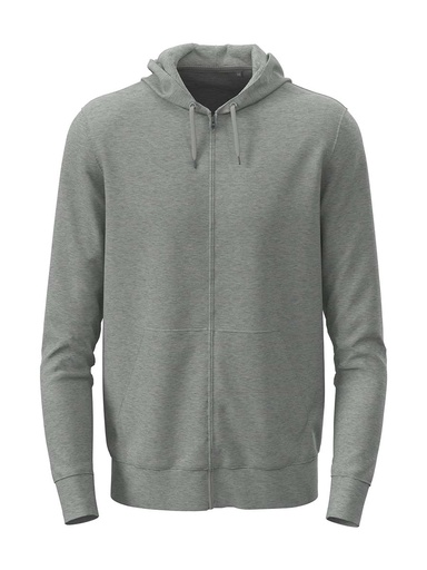 Bluza dresowa z kapturem z zamkiem ST4500 - Grey Heather