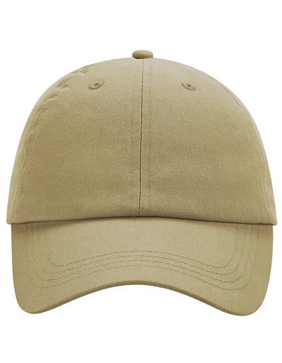 Czapka 6-panelowa Bawełna Chino Niski Profil CB653 - Desert Sand