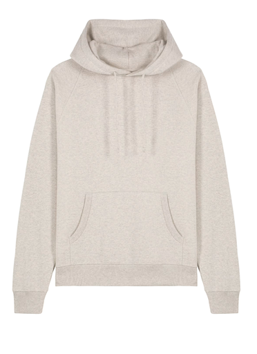 Unisexowa luźna bluza raglanowa z kapturem STSU202 - Heather Haze