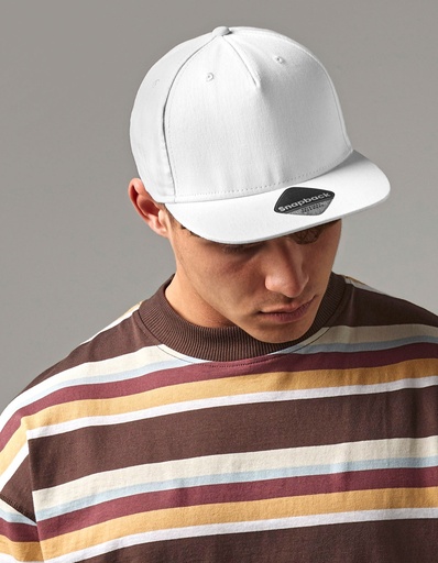 [CB610-1000395214] Czapka Snapback 5-Panelowa Bawełniana CB610 - Olive Green