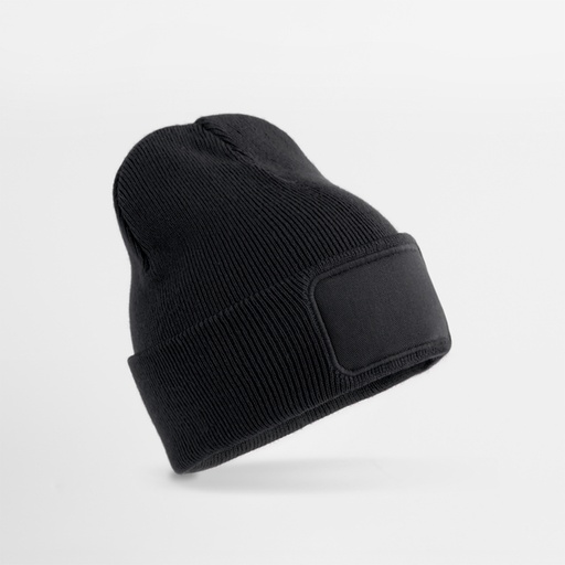 [CB445B-1000410528] Czapka Beanie Dziecięca Poliester z Recyklingu CB445B - Black