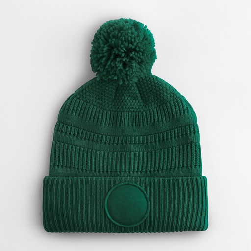 Czapka Beanie z Pomponem z Recyklingu CB530R - Bottle Green