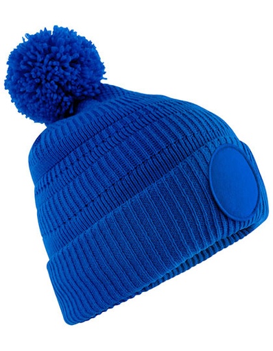 Czapka Beanie z Pomponem z Recyklingu CB530R - Bright Royal