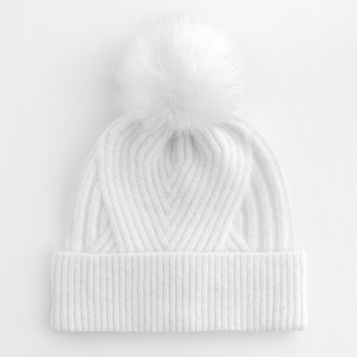 [CB529-1000411791] Czapka beanie CB529 - White