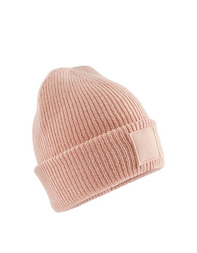 Czapka Dziecięca Beanie Bawełniana Z Uszami CB340A - Peach