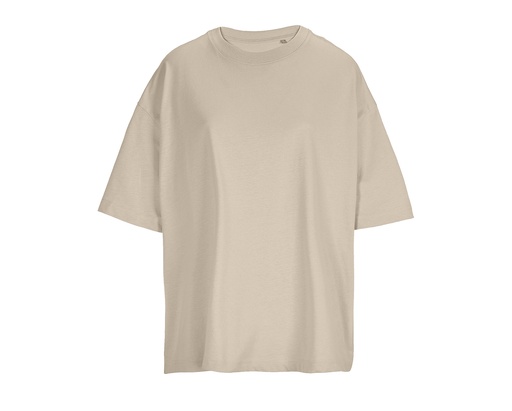 T-shirt Oversize Bawełna Organiczna L03807 - Linen