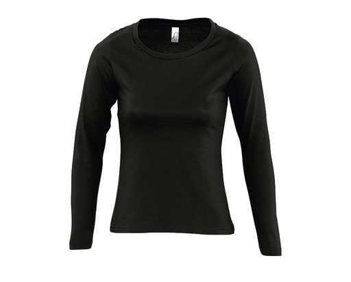 Damska koszulka z dlugim rekawem SO11425 - Deep Black