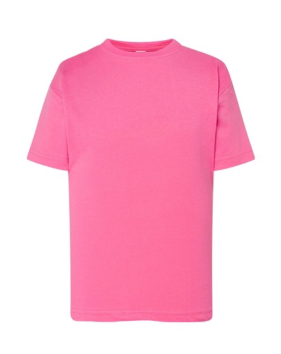 T-Shirt Dziecięcy Klasyczny Bawełniany JHK150K - Azalea