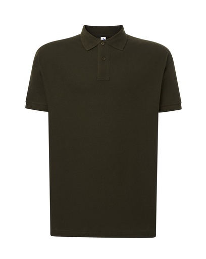 Koszulka Polo Klasyczna Bawelniana Pika JHK510 - Forest Green
