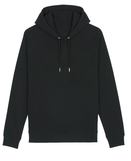 Unisexowa bluza z kapturem i kieszeniami po bokach STSU824 - Black