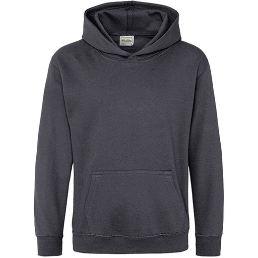 Bluza Dziecieca Klasyczna Czesana z Kapturem JH001K - Storm Grey (Solid)