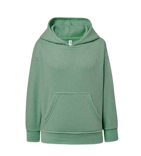 Bluza dziecięca z kapturem JHK421 - MOSS GREEN