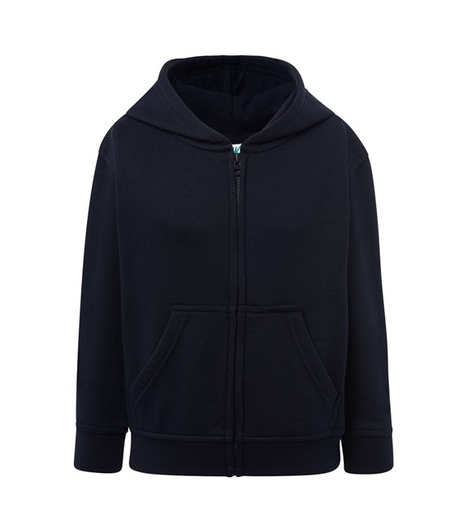 Bluza z kapturem dziecięca na zamek JHK425 - Navy