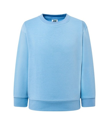 Bluza dziecięca z okrągłym dekoltem JHK320 - Sky Blue