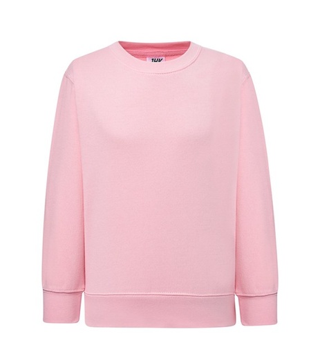 Bluza dziecięca z okrągłym dekoltem JHK320 - Pink