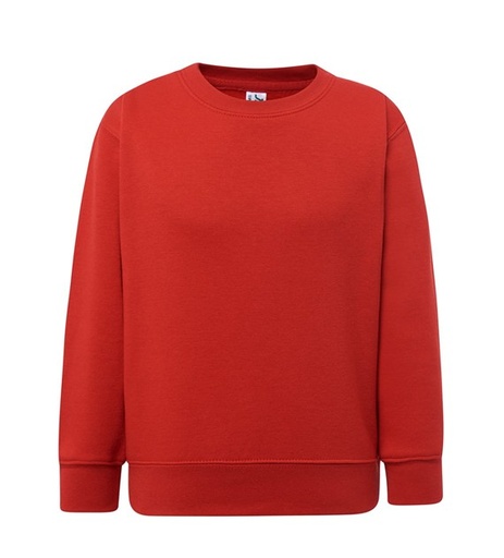 Bluza dziecięca z okrągłym dekoltem JHK320 - Red