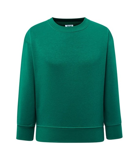 Bluza dziecięca z okrągłym dekoltem JHK320 - Kelly Green