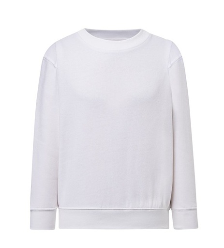 Bluza dziecięca z okrągłym dekoltem JHK320 - White