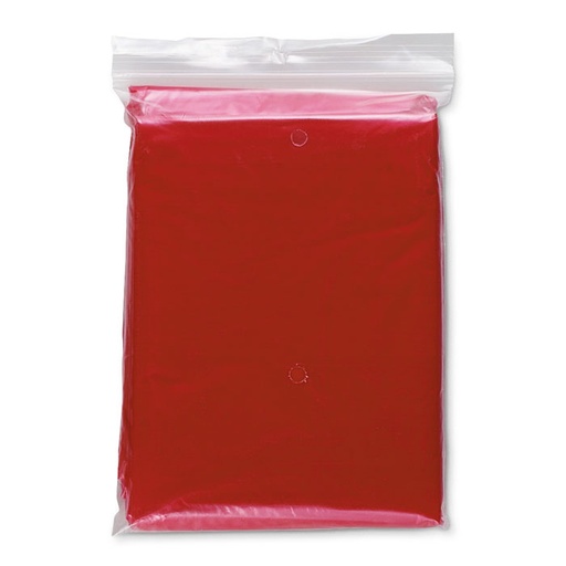 Poncho przeciwdeszczowe IT0972-05 - Czerwony