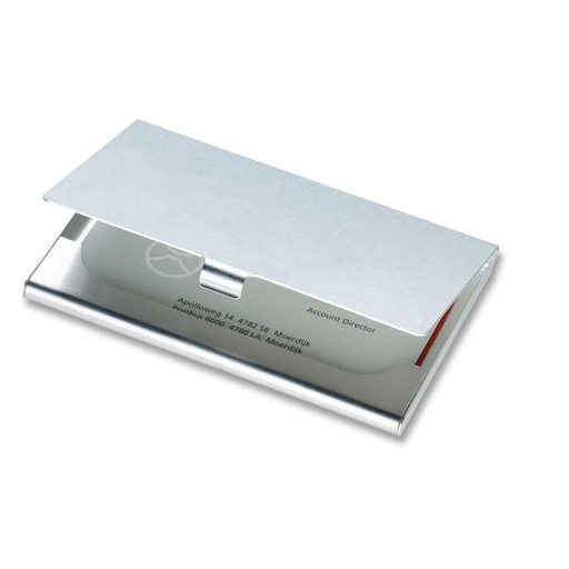 Aluminiowy wizytownik KC2225-17 - Srebrny Blyszczacy