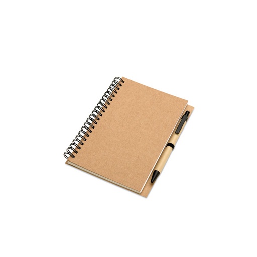 B6 Notes z dlugopisem KC7012-13 - Bezowy