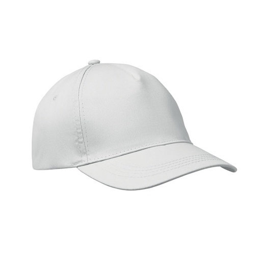 5-panel czapka z daszkiem 160 - Bialy